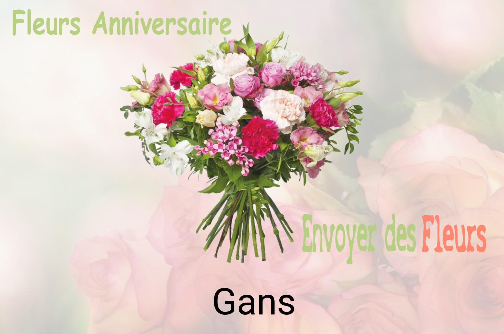 Bouquet de fleurs d’anniversaire livré à Gans